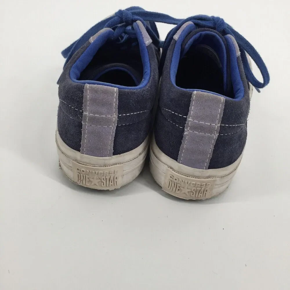 Converse One Star Carnival Low Top Eclipse Sneakers 5 Big Kid 7.5 W Blue Suede